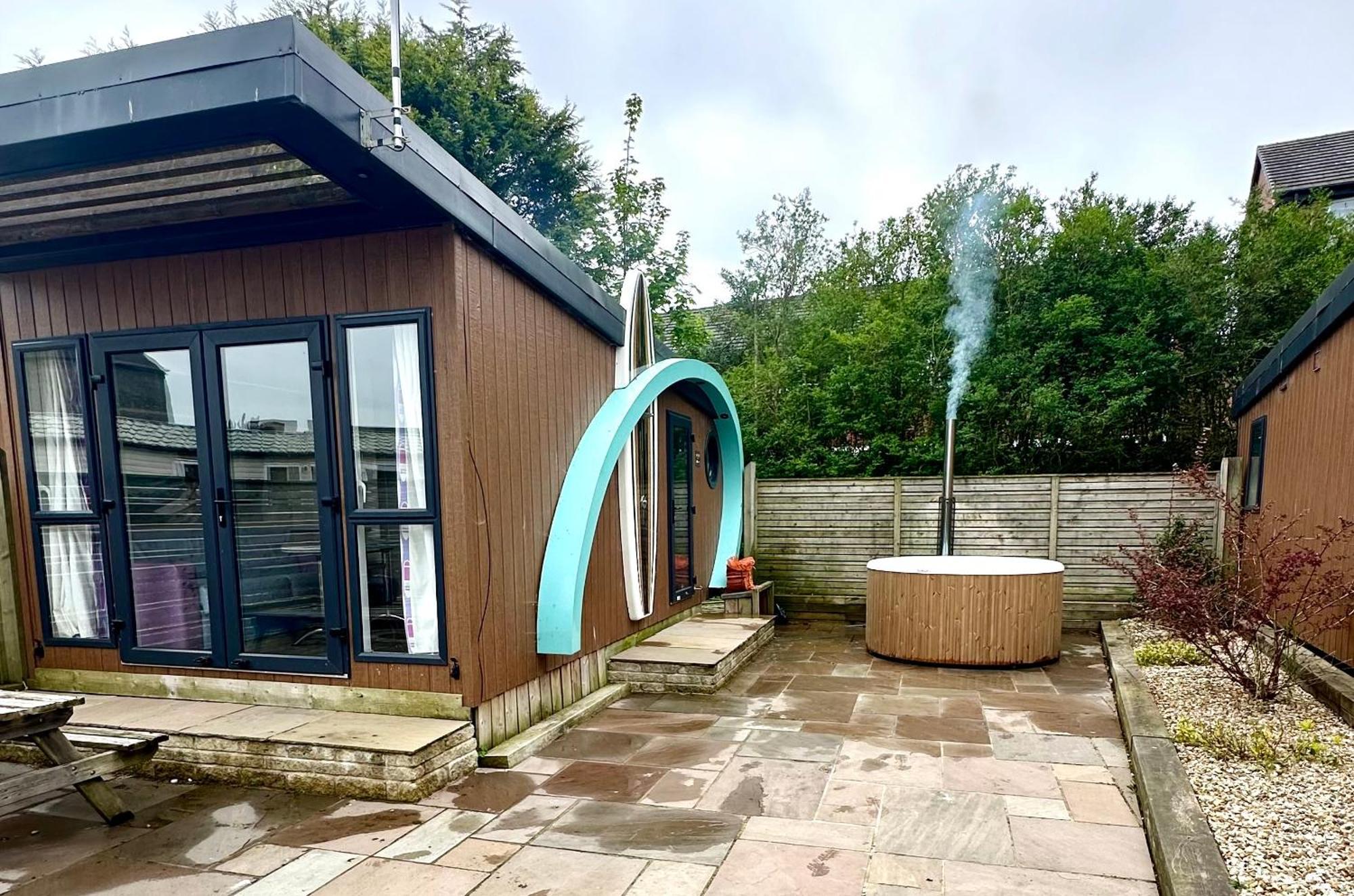 Elletson Park Wood Fired Hot Tubs, Caravans & Pods Pilling Zewnętrze zdjęcie