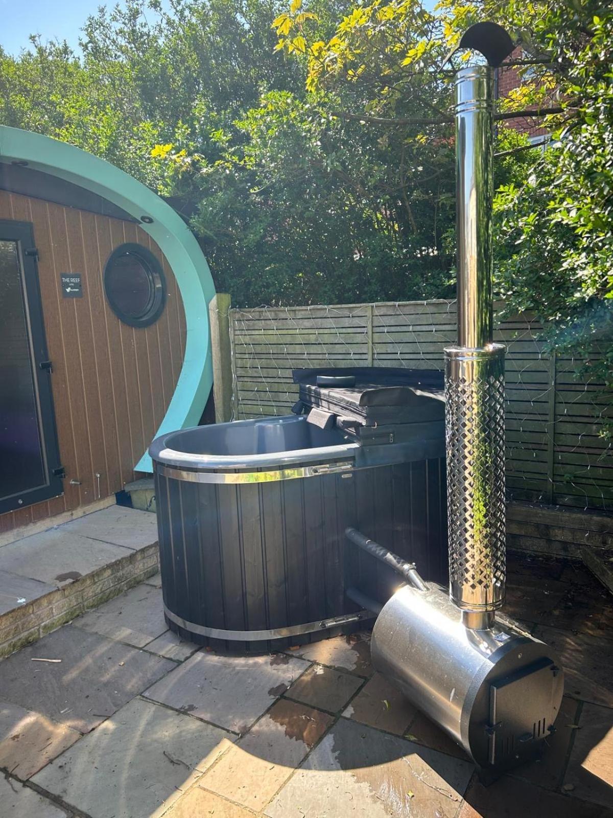 Elletson Park Wood Fired Hot Tubs, Caravans & Pods Pilling Zewnętrze zdjęcie